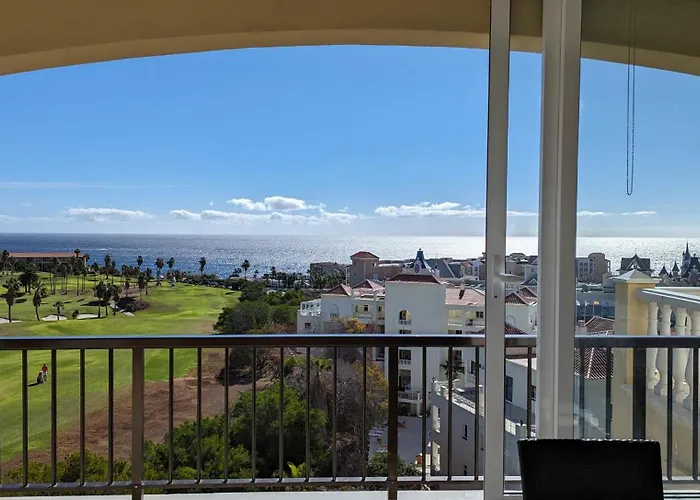 דירה Golf View - Stunning Ocean View Golf Del Sur סן מיגל דה אבונה